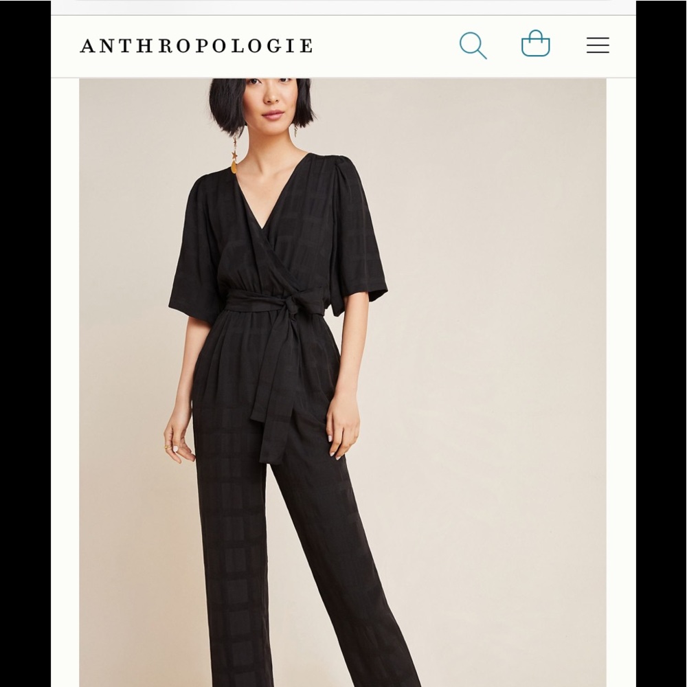 NWT Moss Colored Anthropologie Dolan Jumpsuit- L